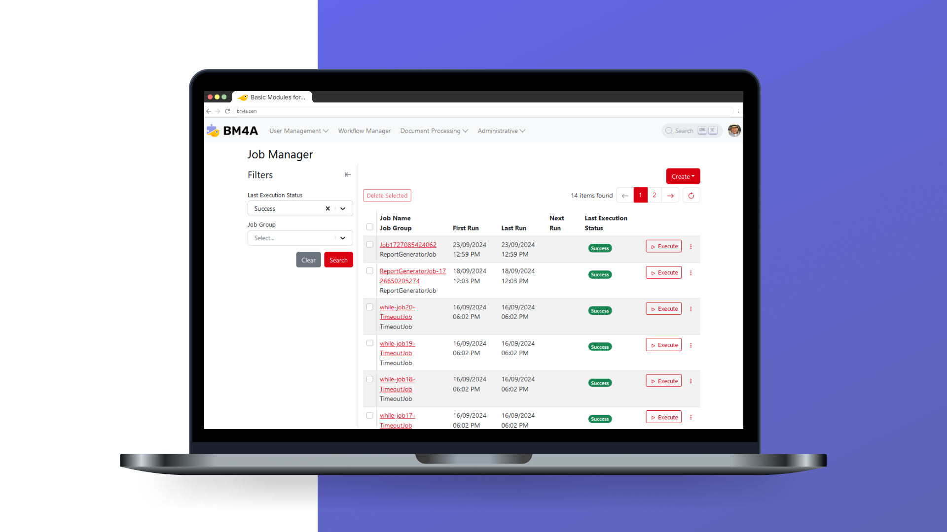screenshot of BM4A EQS